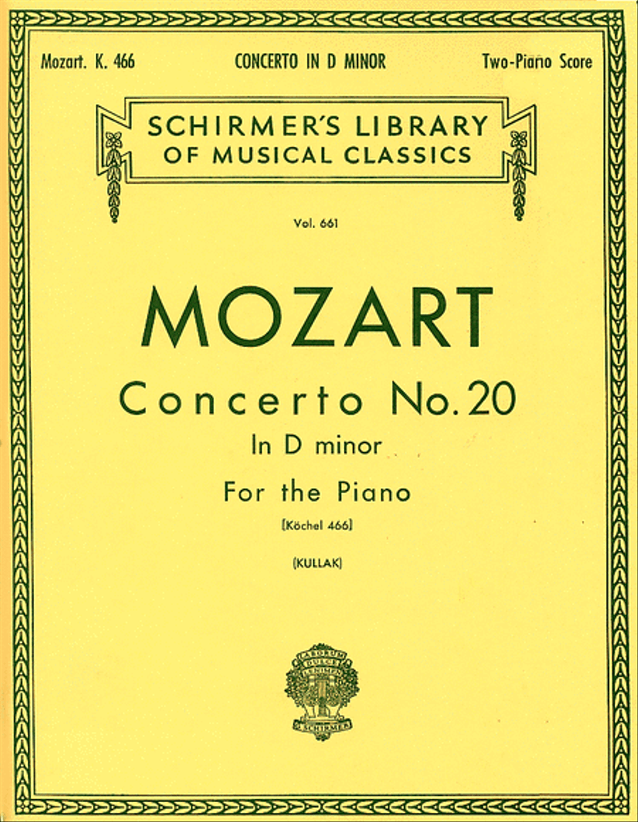 Piano Concerto No. 20 In D Minor, K. 466