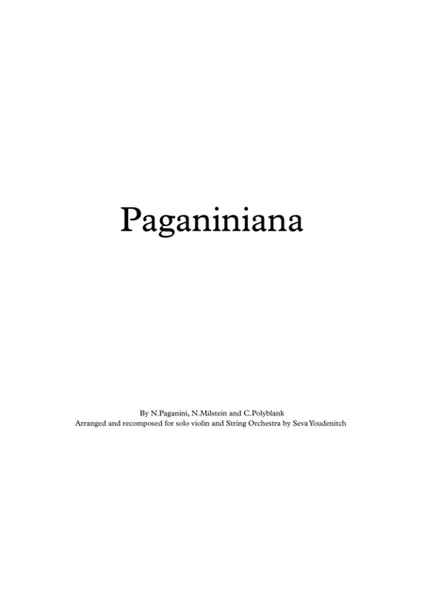 N.Paganini, N.Milstein, C.Polyblank, S.Youdenitch - "Paganiniana" for Violin and string orchestra image number null