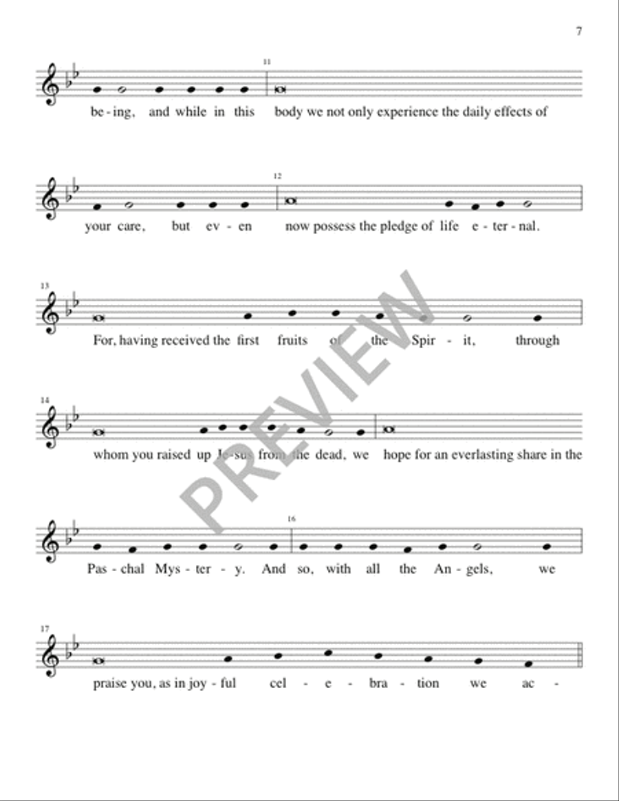 Eucharistic Prayer III with Additional Prefaces for 