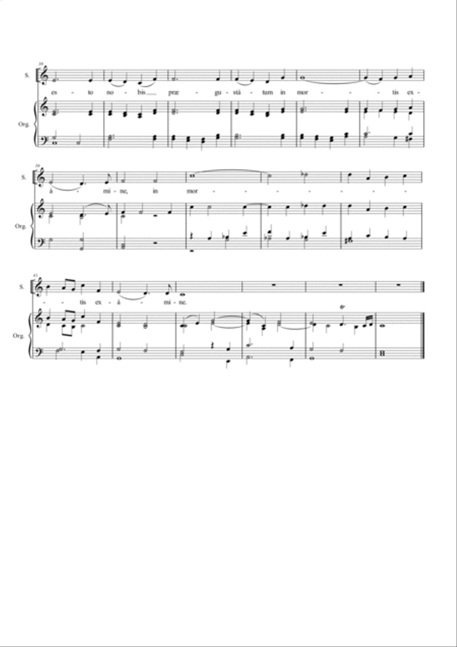 Ave Verum Corpus - Arranged for solo Medium and Low Voice Medium Voice scores gallery preview page 2