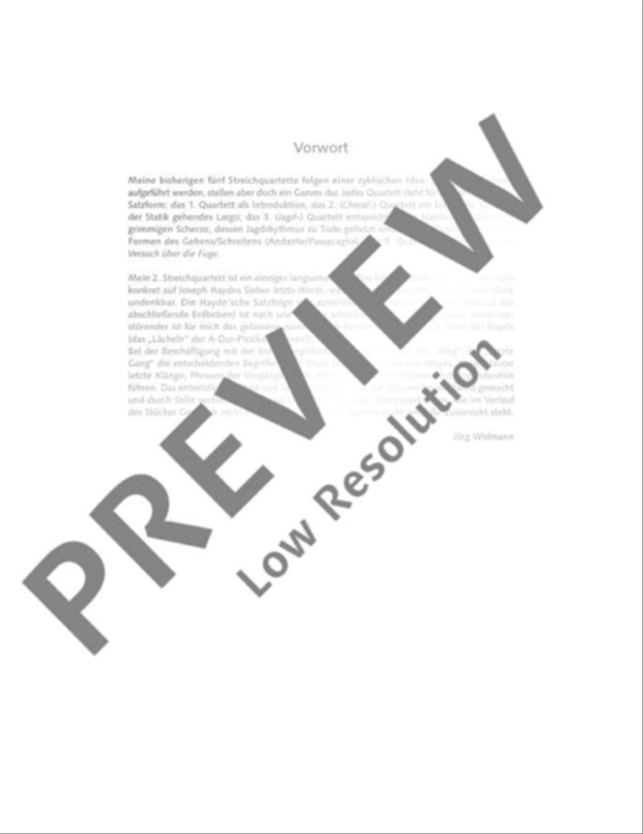 Chorale Quartet String Quartet scores gallery preview page 5
