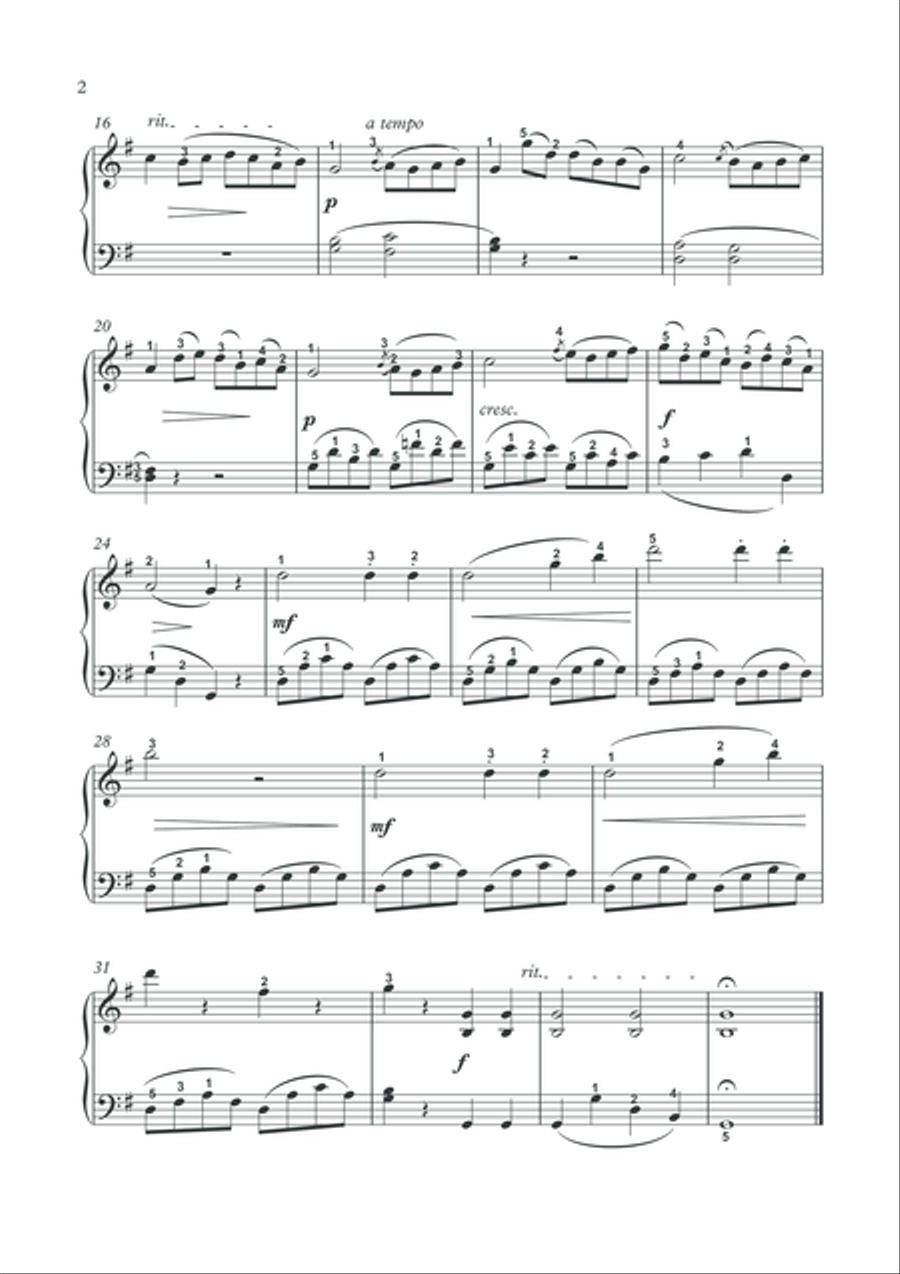 Piano solo pieces of 19th Century Easy Piano scores gallery preview page 5