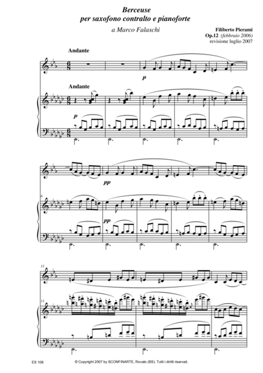 Filiberto PIERAMI: BERCEUSE (op.12) (ES 108)