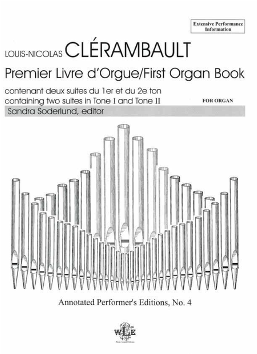 First Organ Book (Suites 1 & 2) Organ scores gallery preview page 1