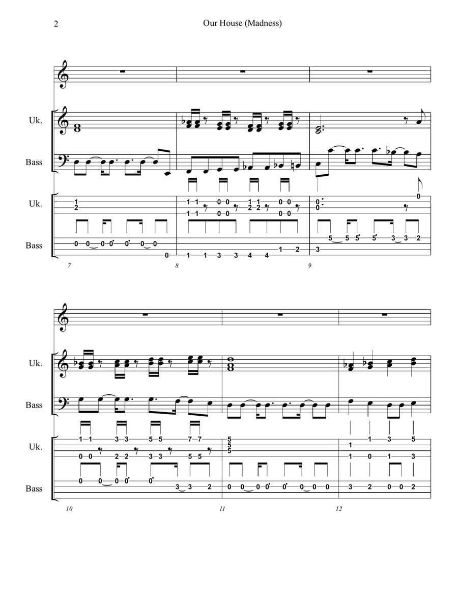 Our House 3-Part scores gallery preview page 2