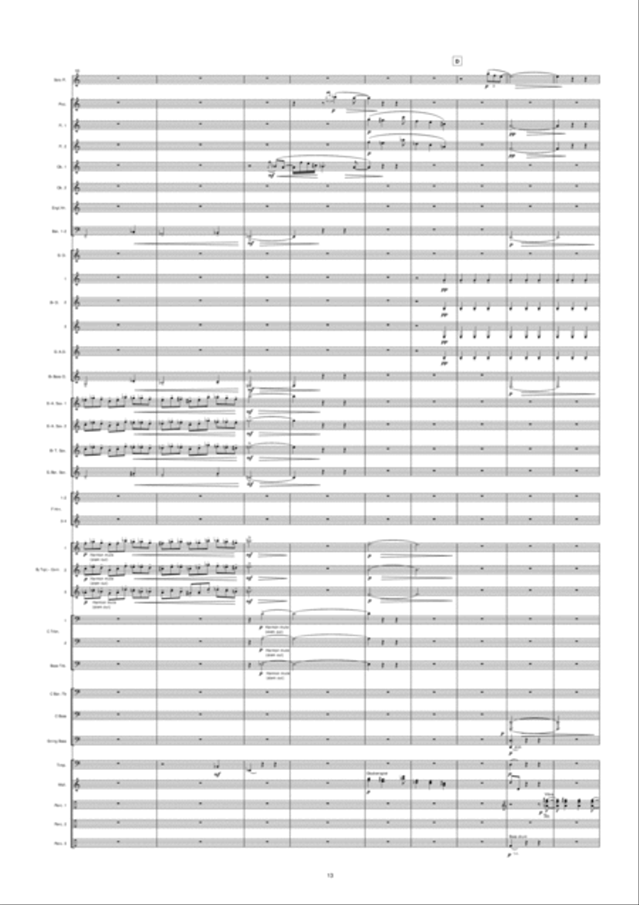 Night In Venice Concert Band scores gallery preview page 14