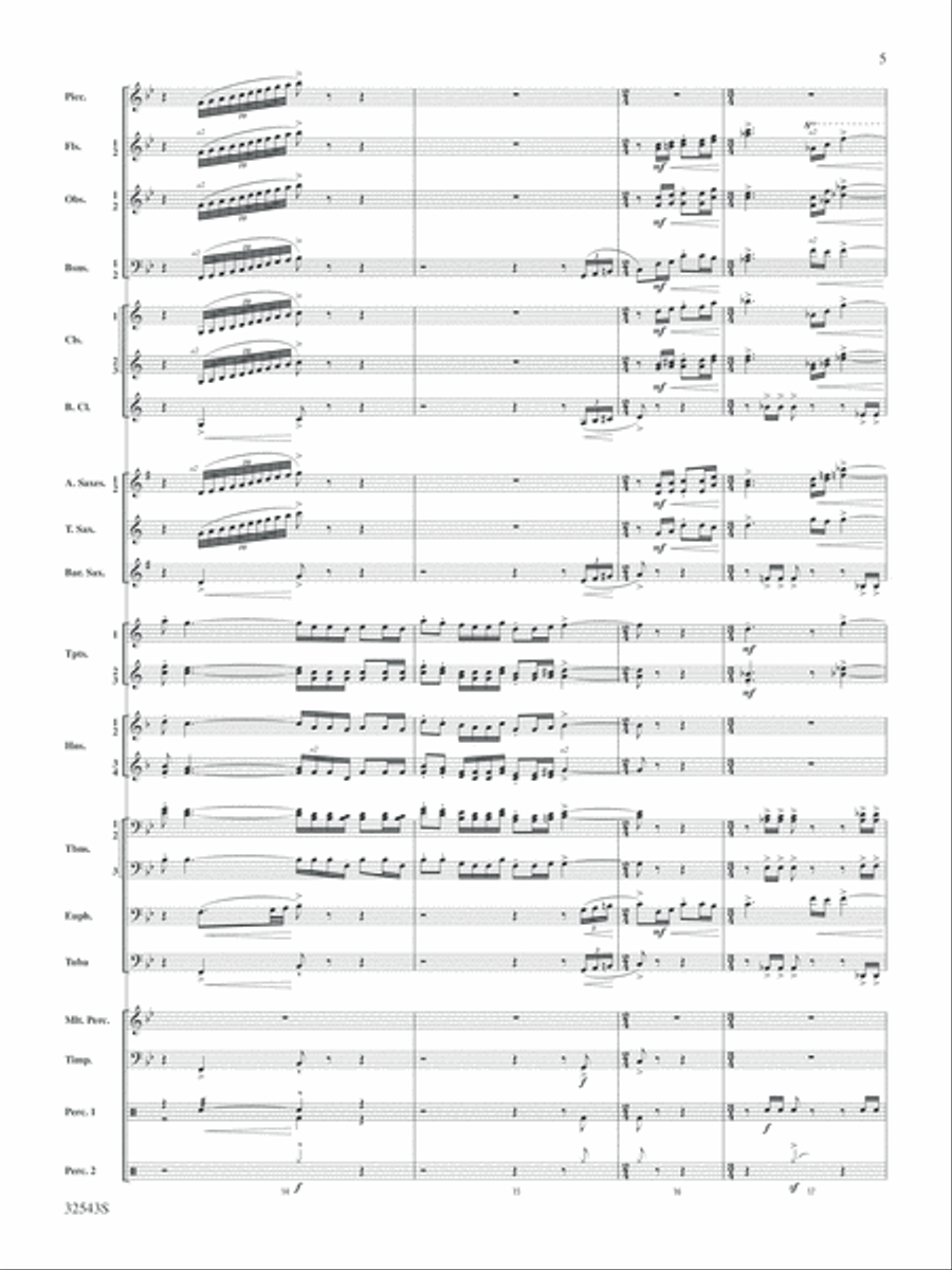 Sea Hawk: Score Sea Hawk: Score Concert Band scores gallery preview page 5