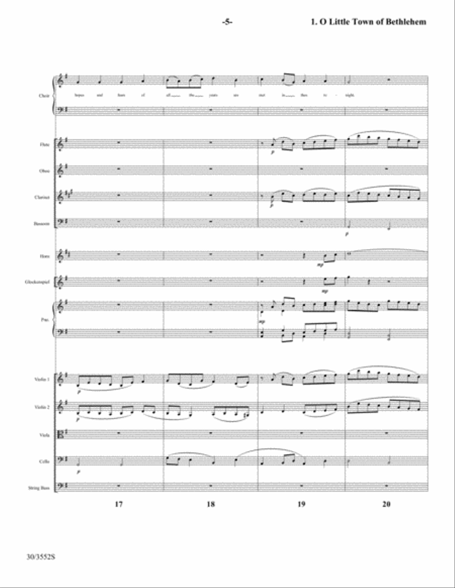 Come Now to Bethlehem - Full Score Choir scores gallery preview page 7