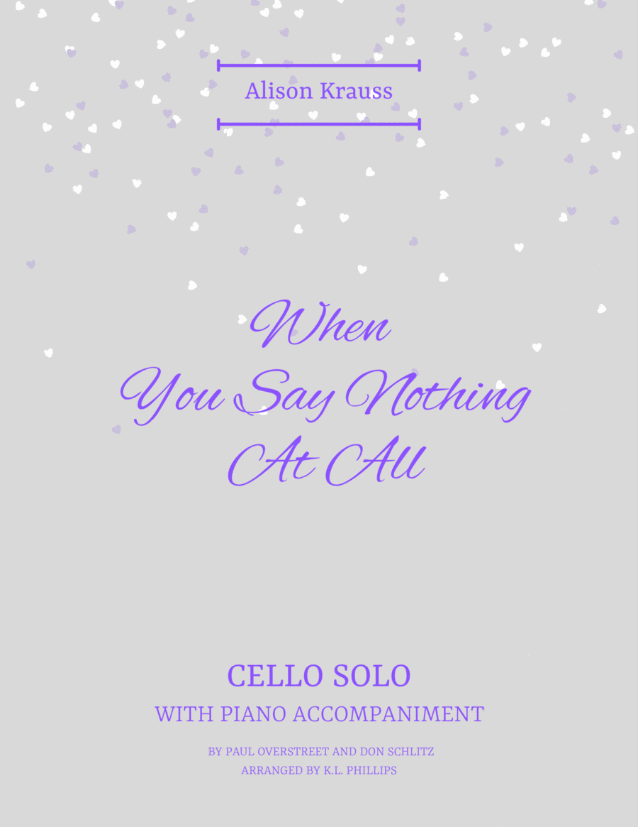 When You Say Nothing At All Piano scores gallery preview page 1