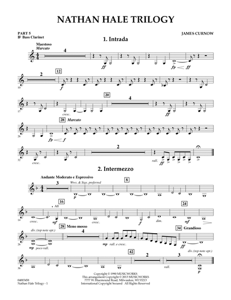 Nathan Hale Trilogy - Pt.5 - Bb Bass Clarinet