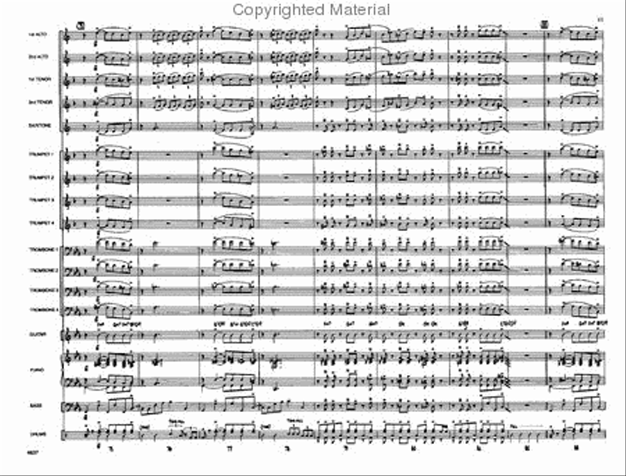 Night Rider Jazz Ensemble scores gallery preview page 10