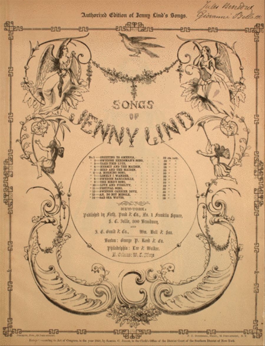 Jenny Lind's Bird Song Voice scores gallery preview page 1