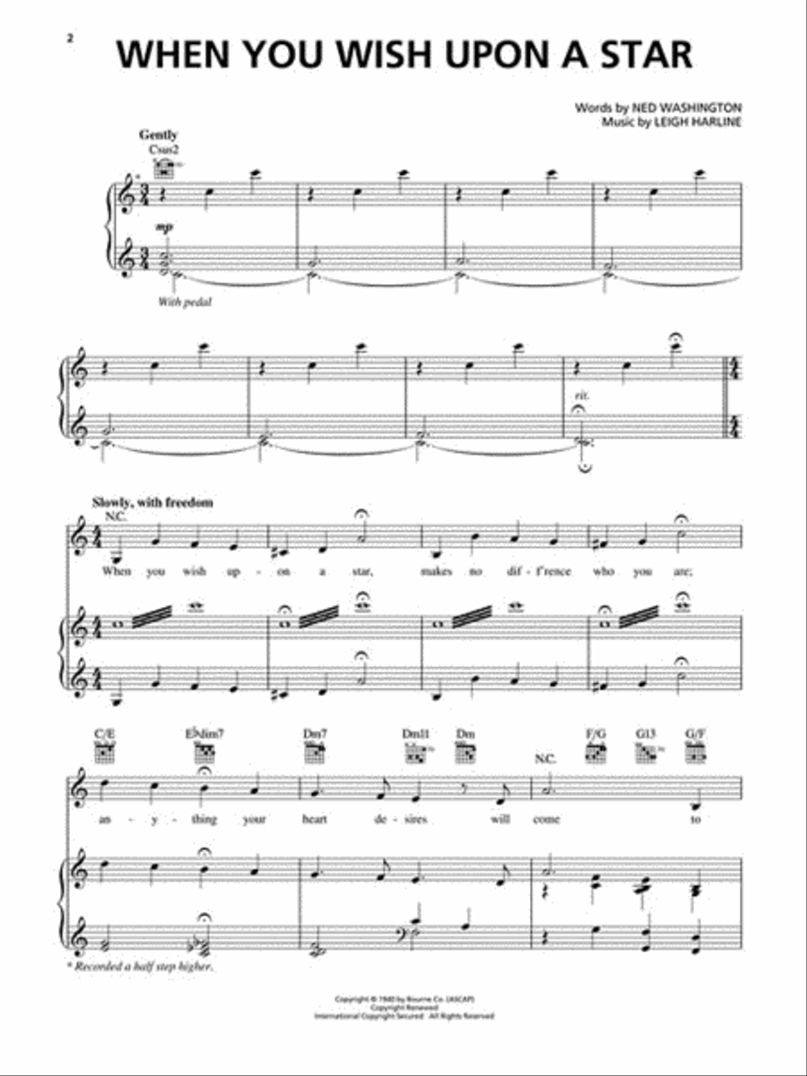 Jackie Evancho – Dream with Me Piano, Vocal, Guitar scores gallery preview page 4