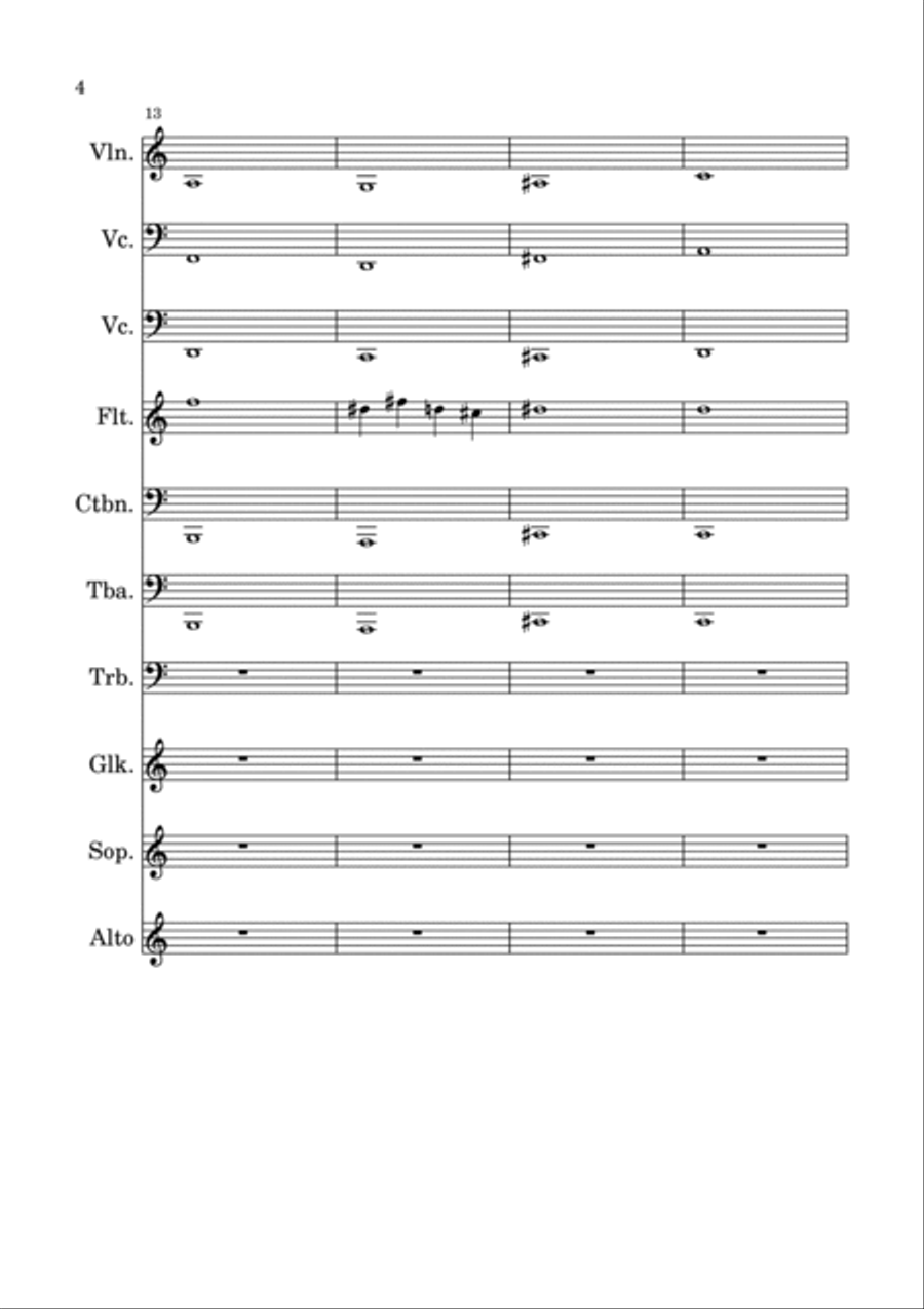 Missing Voyager for Concert Band Concert Band scores gallery preview page 4