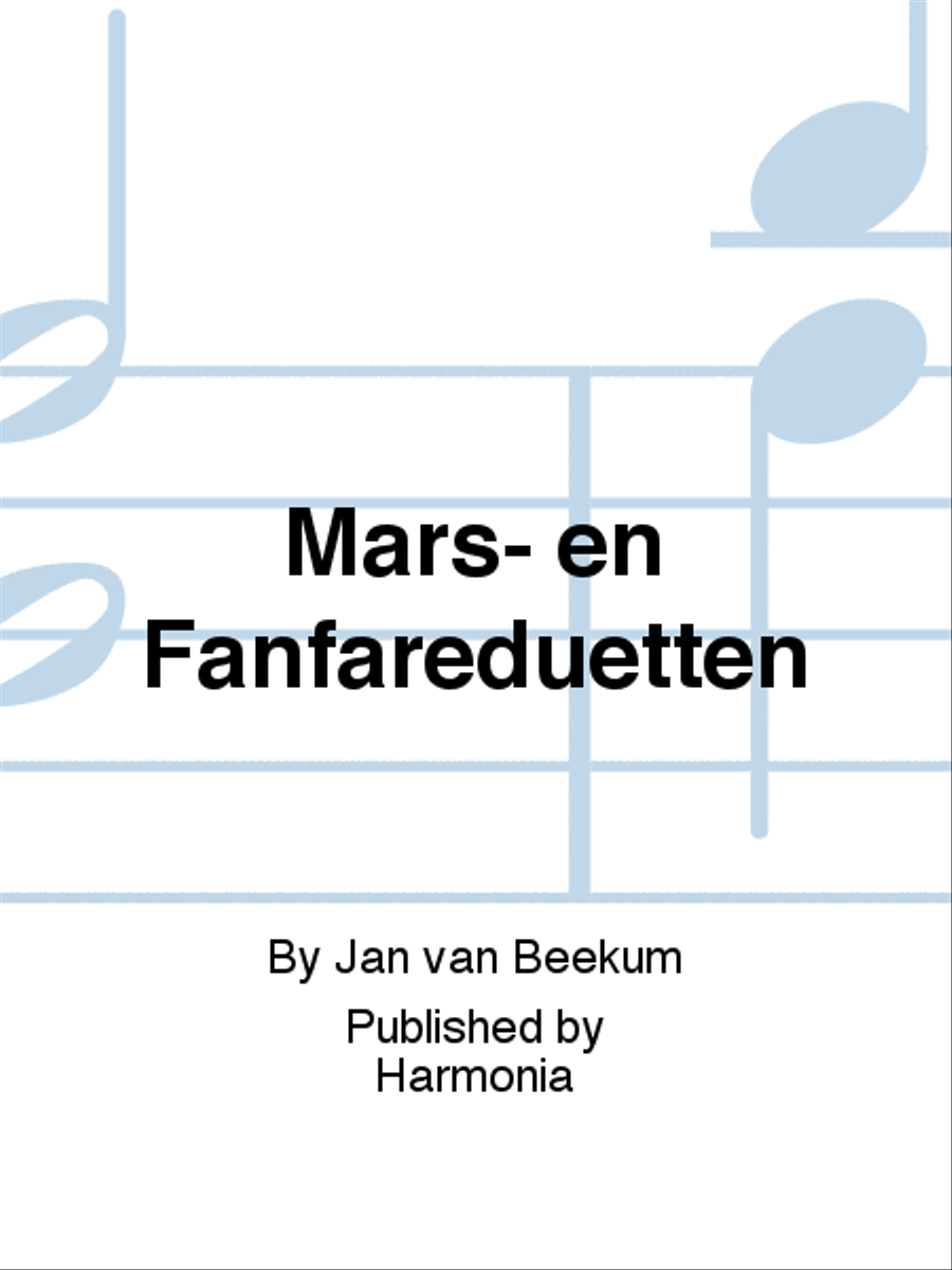 Mars- en Fanfareduetten Trumpet scores gallery preview page 1