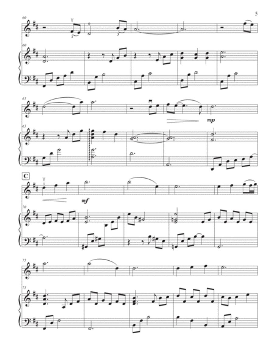 How Beautiful Violin Solo scores gallery preview page 5
