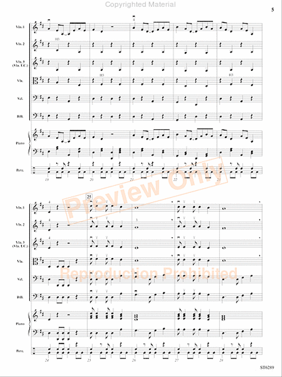 Calypso Sea String Orchestra scores gallery preview page 6