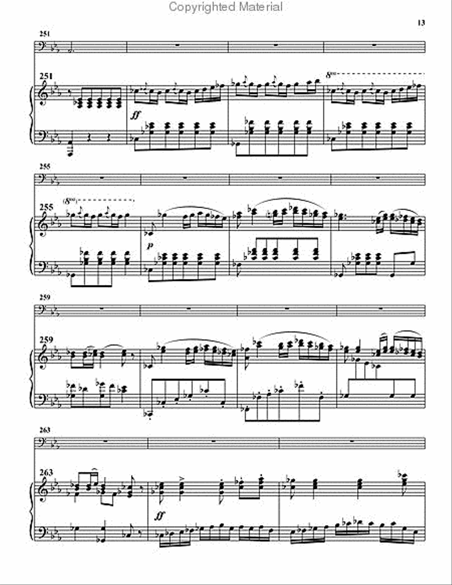 Concertino, Op. 45 Piano Accompaniment scores gallery preview page 5