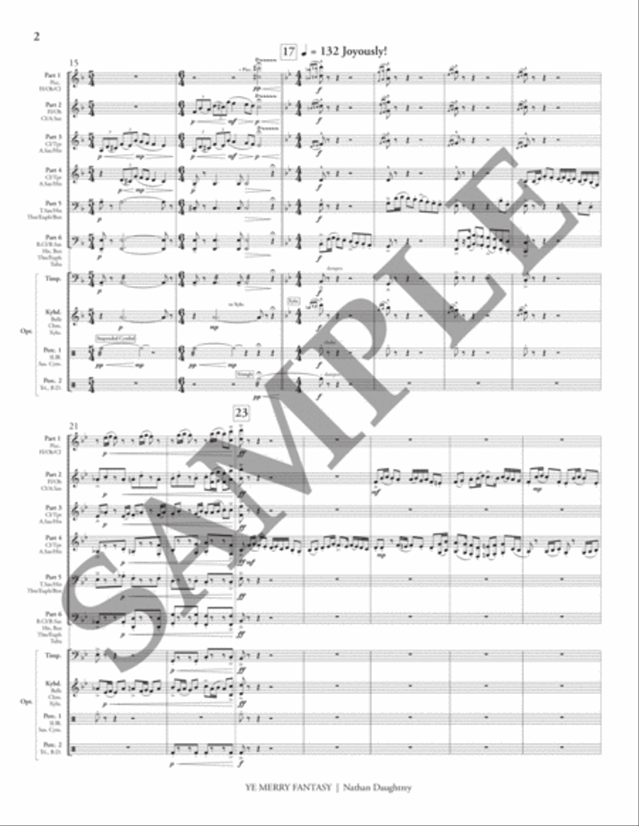 Ye Merry Fantasy (6-part flex) Flexible/Adaptable scores gallery preview page 7