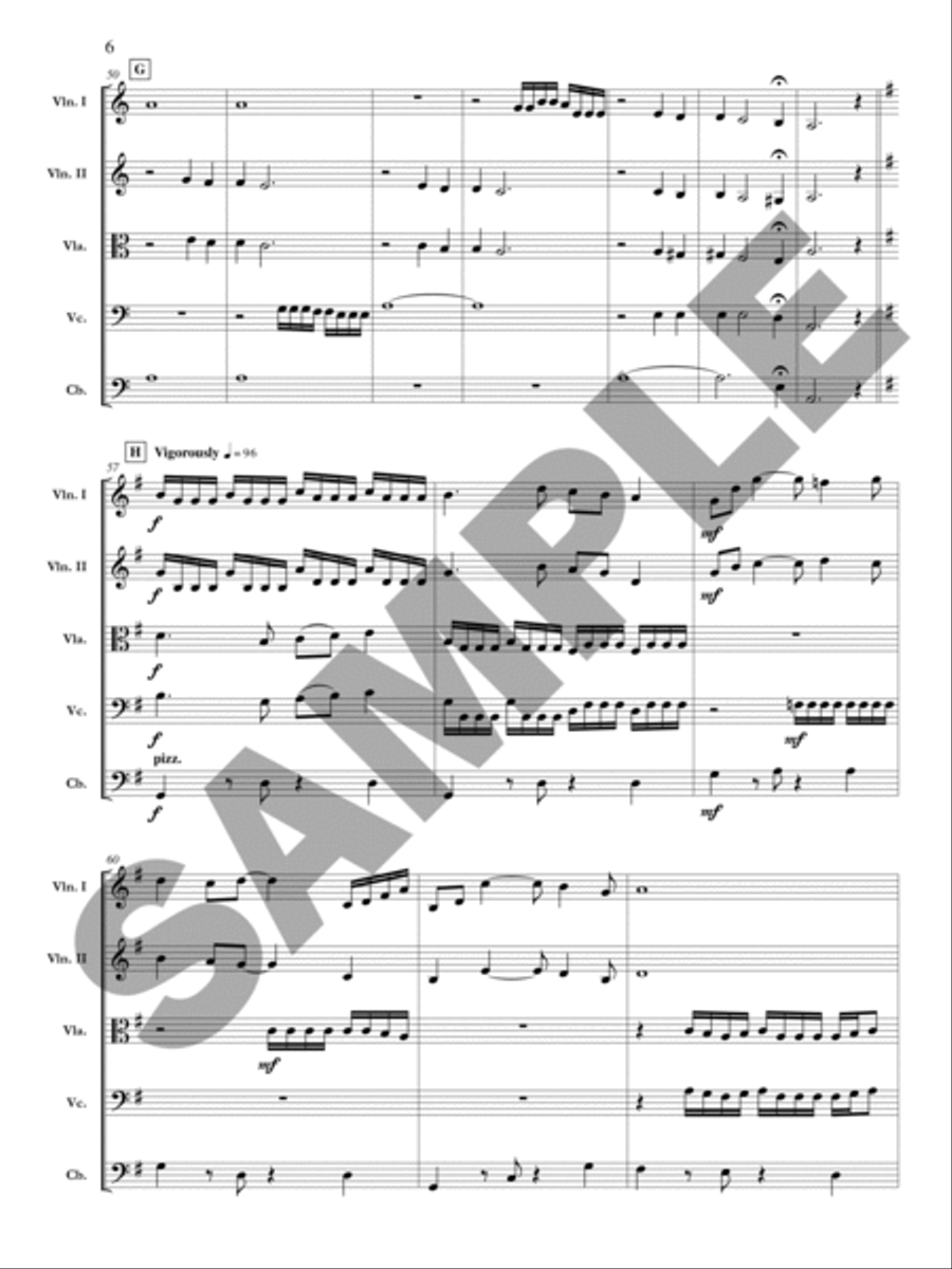Moonlight on a Stormy Night Orchestra scores gallery preview page 7