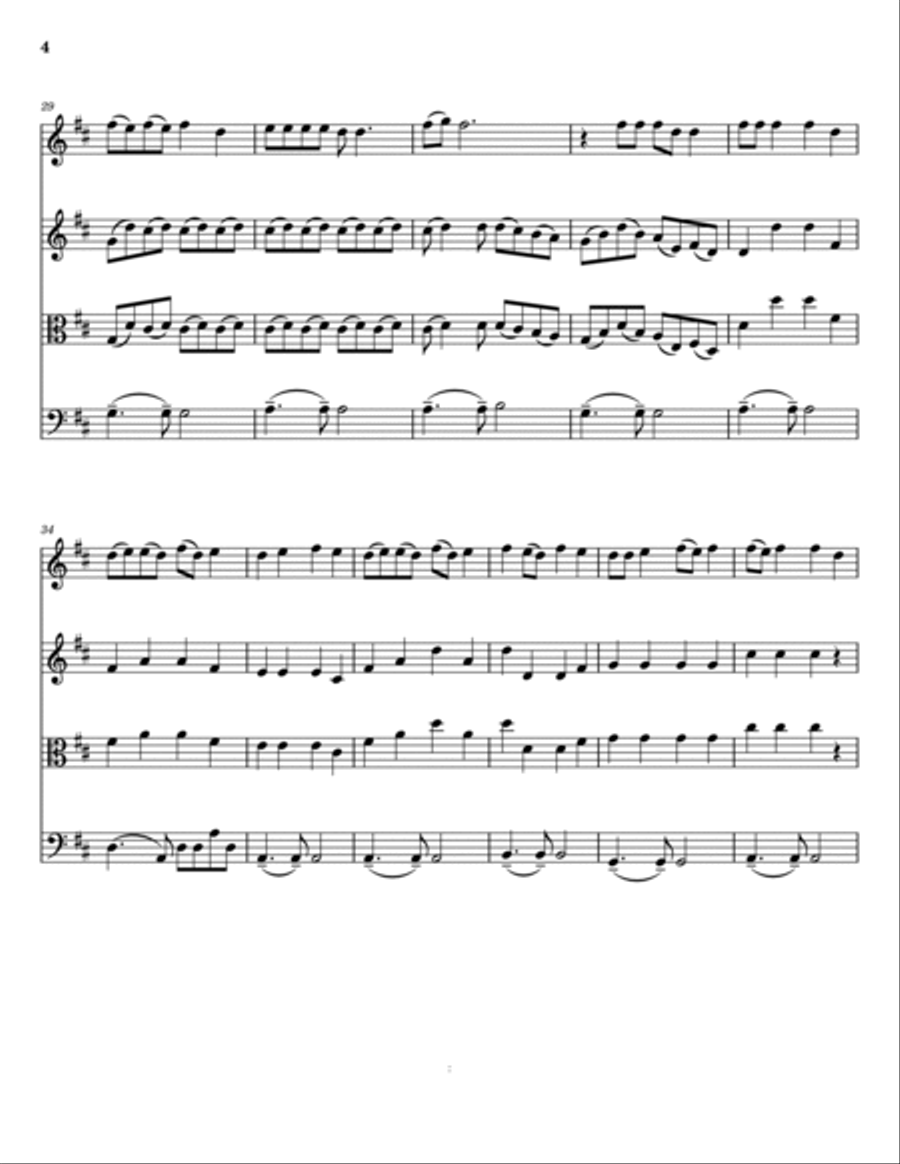 Love Story String Trio scores gallery preview page 4