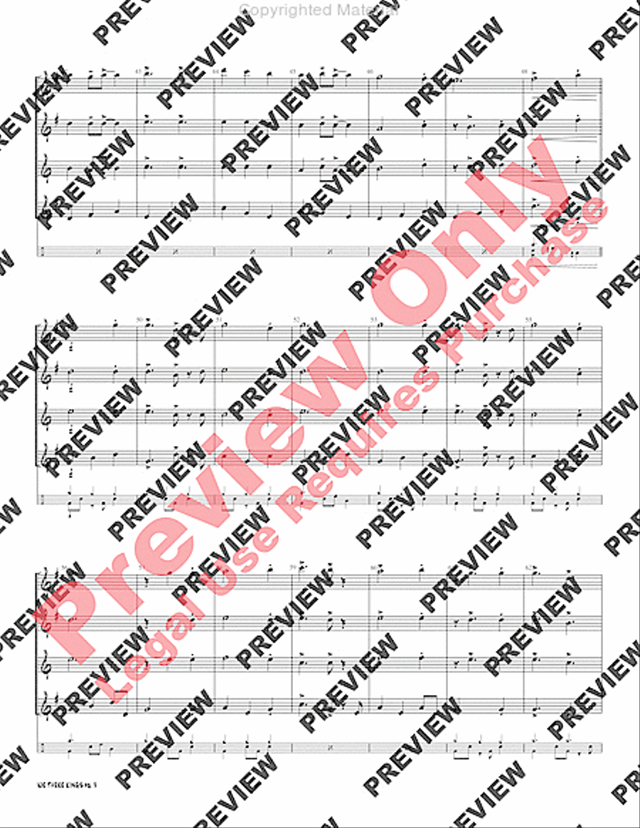 Swingin' Saxes Christmas, Set 2 Small Ensemble scores gallery preview page 17