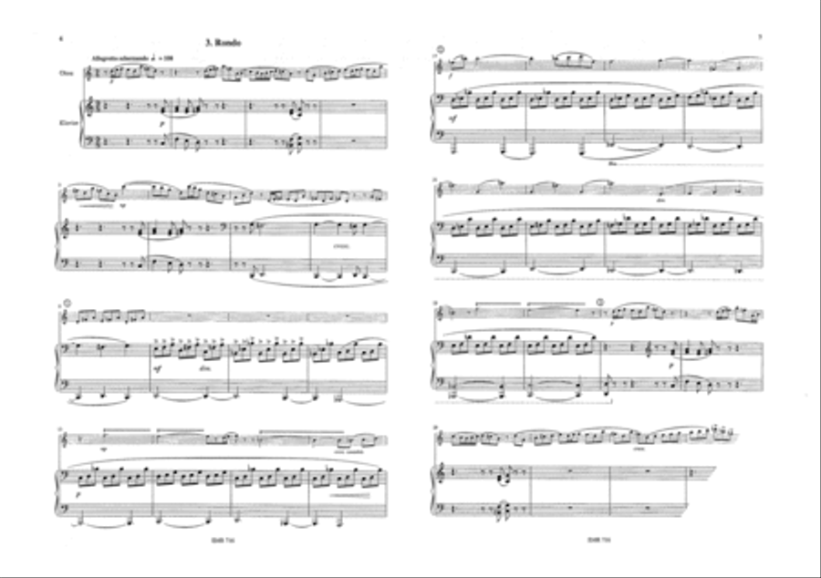 Music for Oboe Piano Accompaniment scores gallery preview page 4