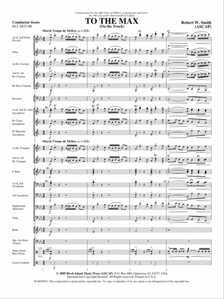 To The Max Concert Band scores gallery preview page 2
