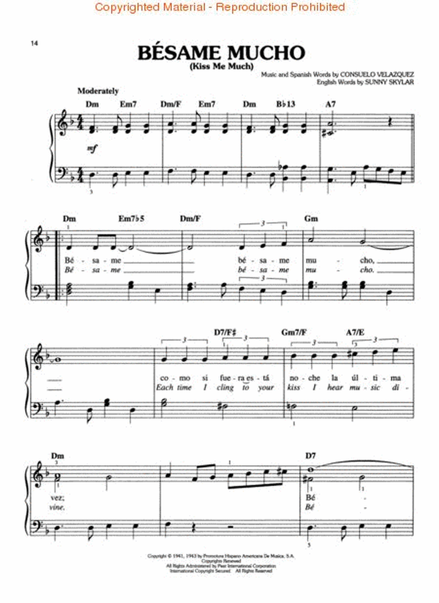 Canciones Romanticas - Easy Piano