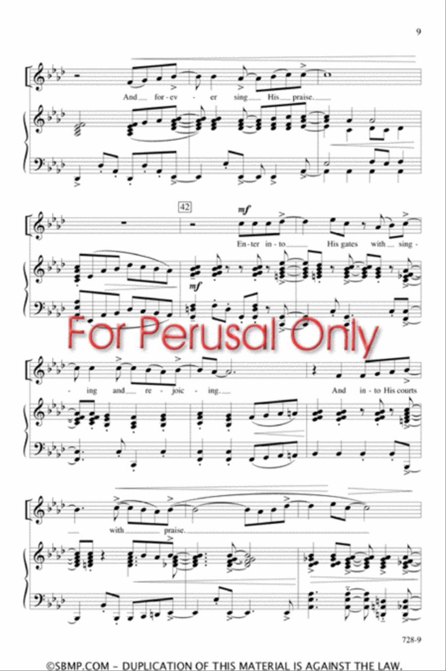 Rejoice! - SATB Octavo 4-Part scores gallery preview page 8