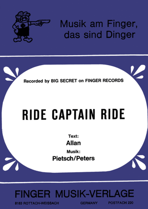 Book cover for Ride Captain Ride