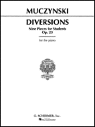 Book cover for Diversions, Op. 23