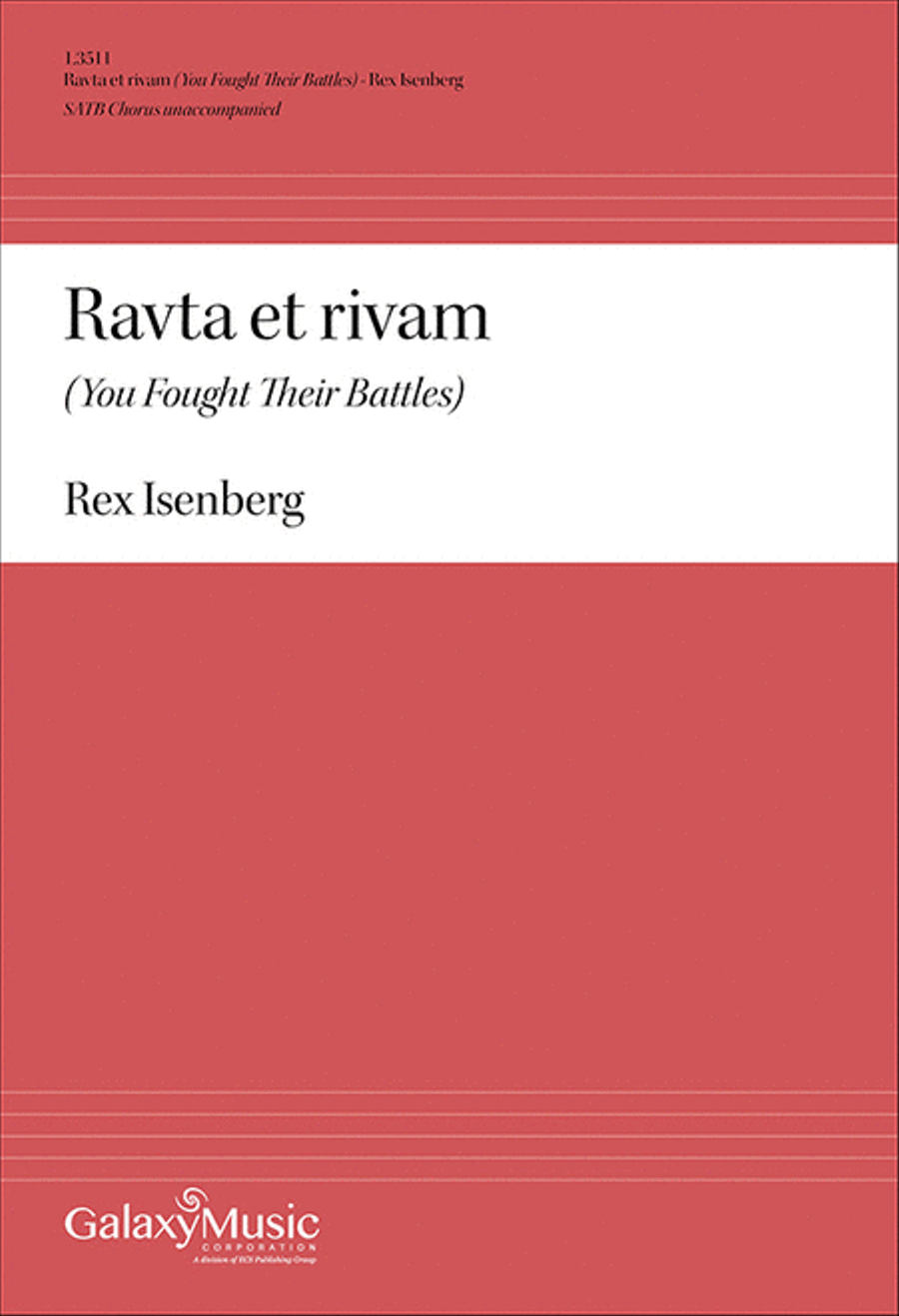 Ravta et rivam (You Fought Their Battles) 4-Part scores gallery preview page 1