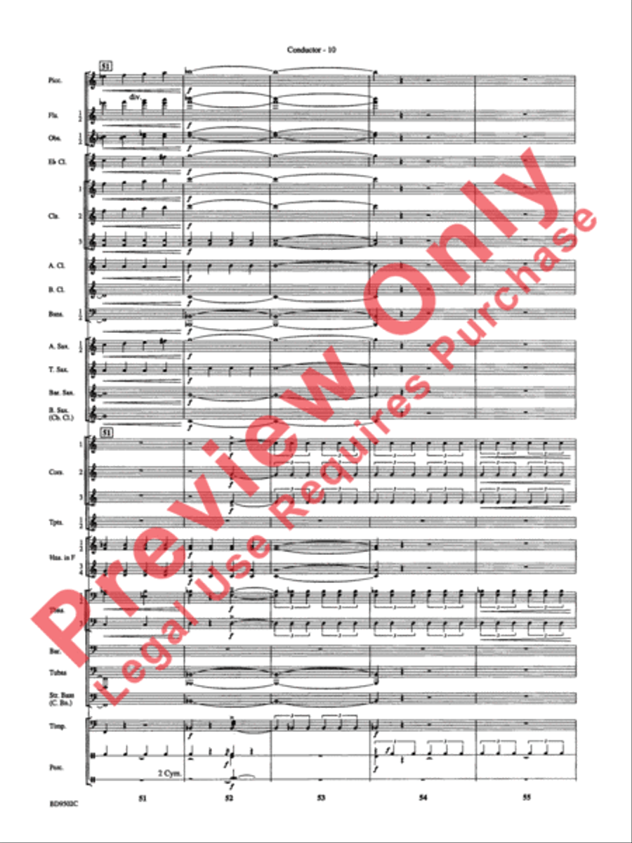 Symphony No. 3 for Band Symphony No. 3 for Band Concert Band scores gallery preview page 13