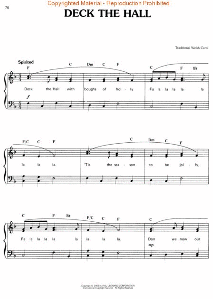 The Big Book of Christmas Songs – 2nd Edition Easy Piano scores gallery preview page 5