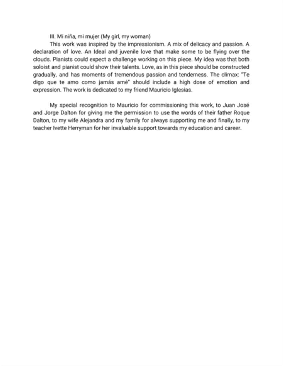 Mis Once Letras Tenor Voice scores gallery preview page 6