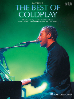 Book cover for The Best of Coldplay for Easy Piano – Second Edition