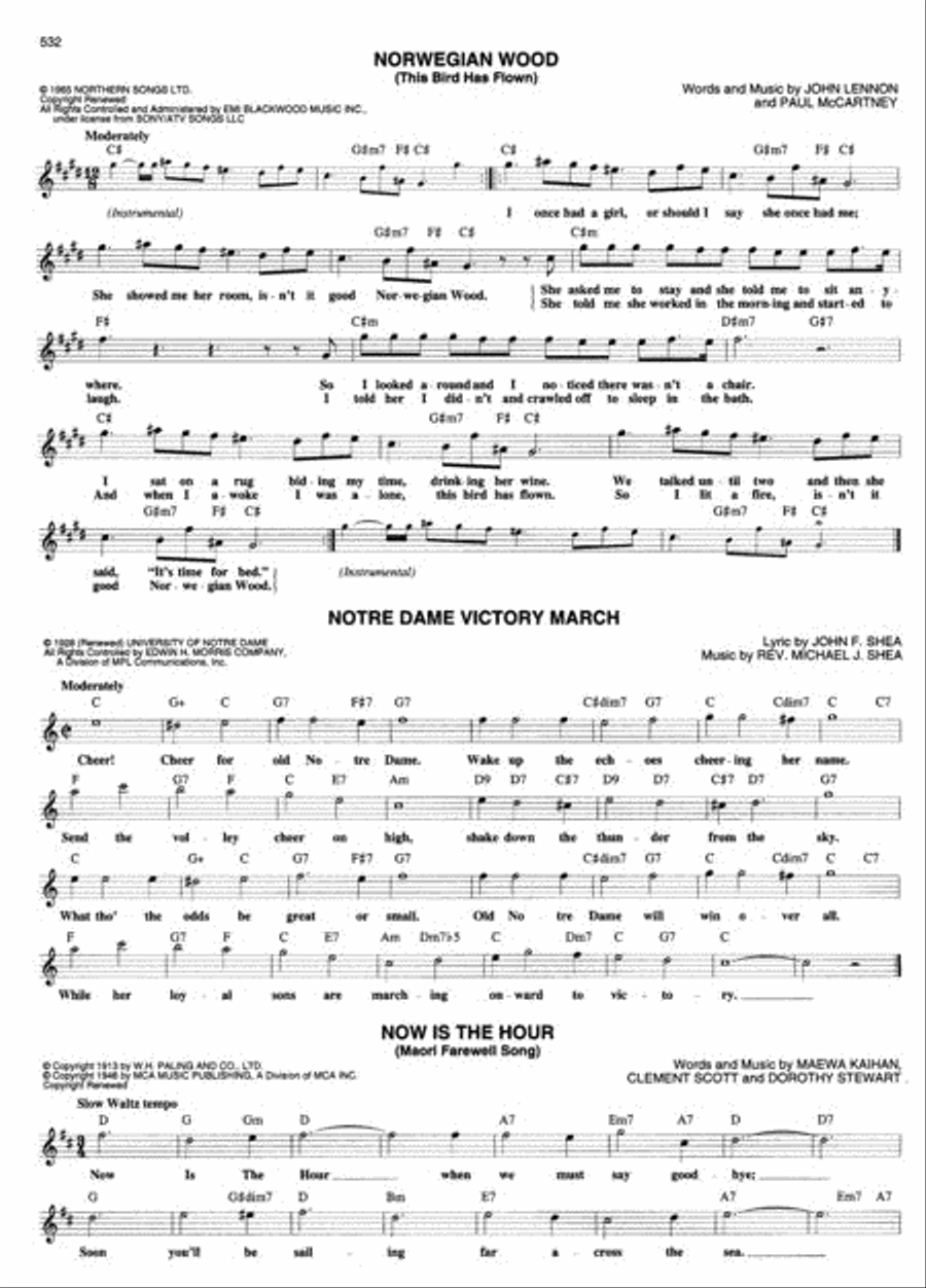 The Best Fake Book Ever - 2nd Edition E-Flat Instrument scores gallery preview page 2