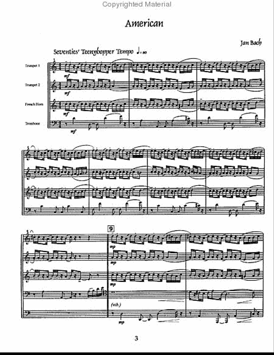 Foliations Brass Quintet scores gallery preview page 5