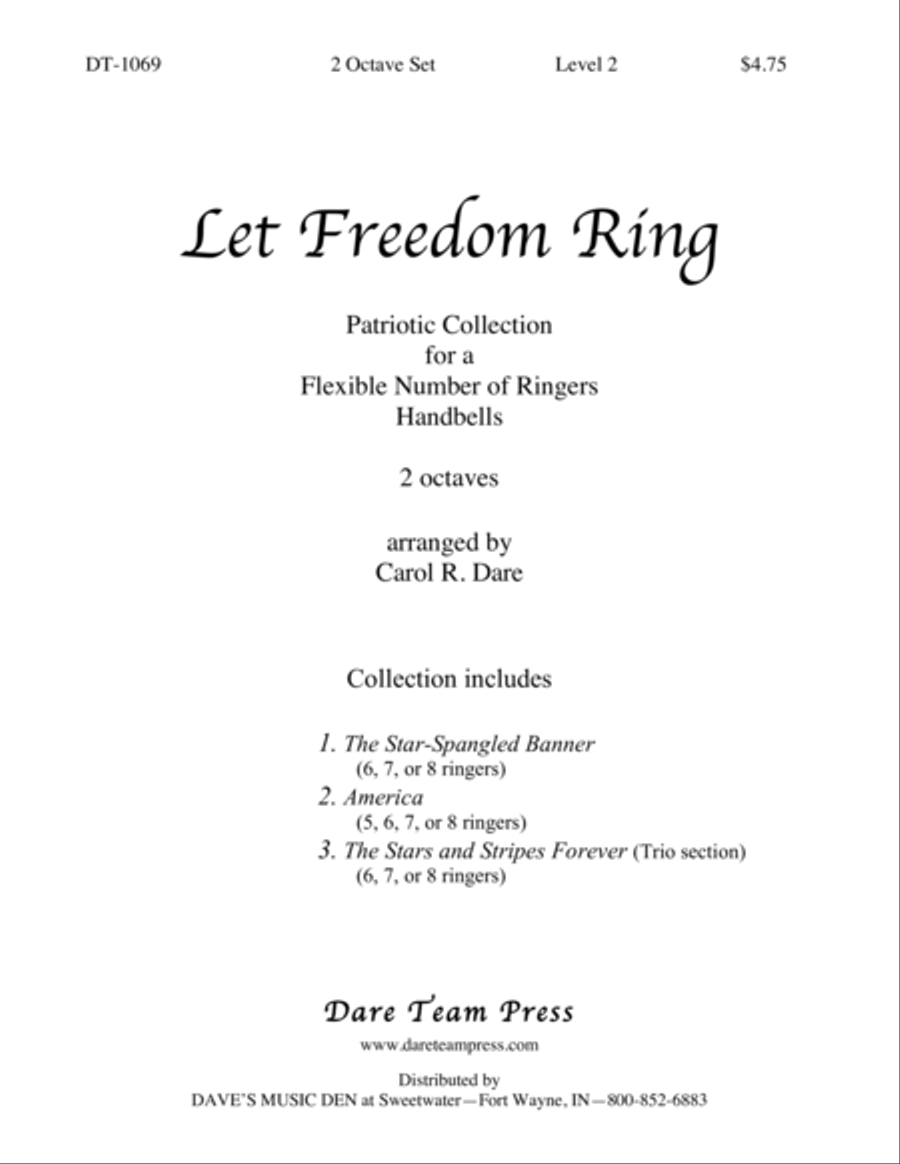 Let Freedom Ring 2-Octaves scores gallery preview page 1