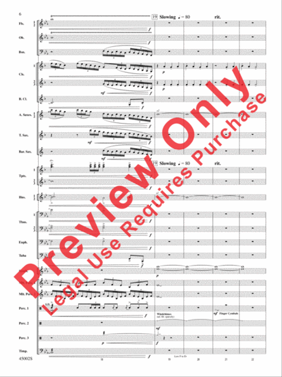 Winds of Change Concert Band scores gallery preview page 42