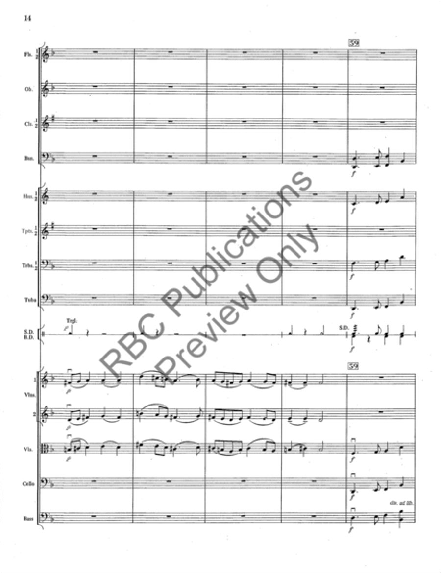 Kabalevsky Suite Full Orchestra scores gallery preview page 15