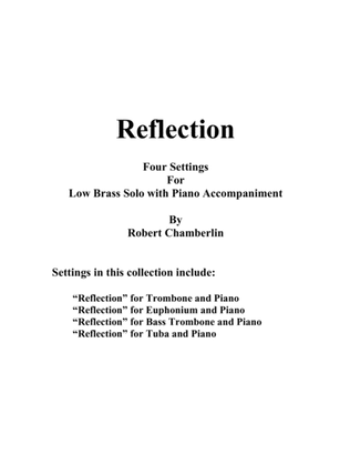 "Reflection" for Low Brass Solo with Piano Accompaniment