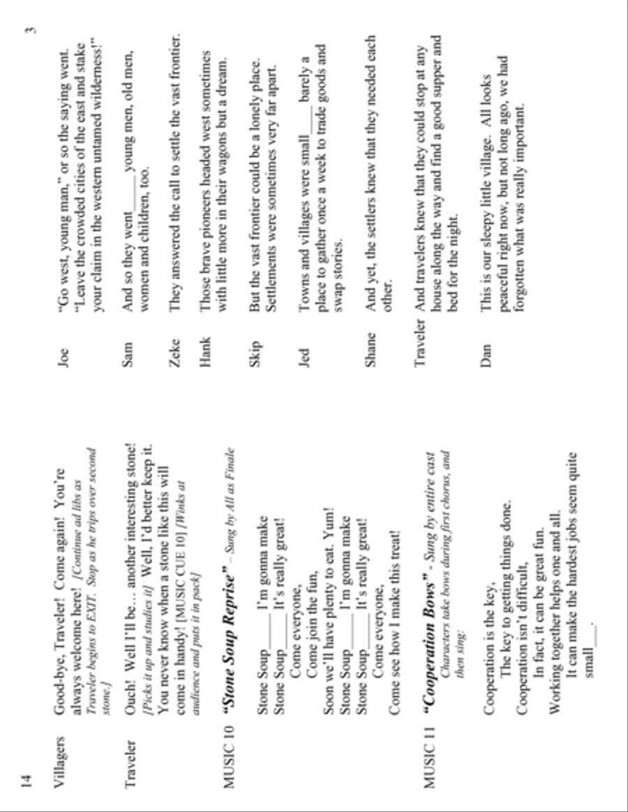 Stone Soup - Production Kit Small Ensemble scores gallery preview page 6