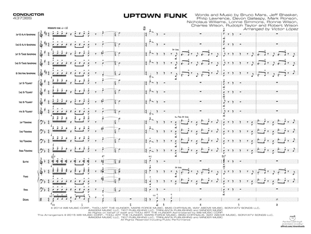 Uptown Funk: Score