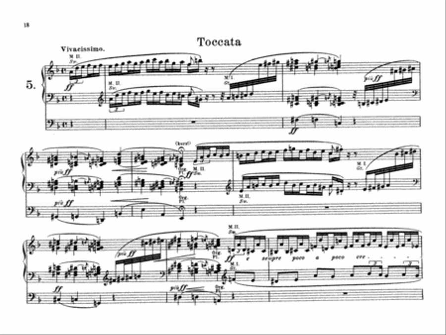 Reger: Organ Works, Op. 59 Organ scores gallery preview page 1