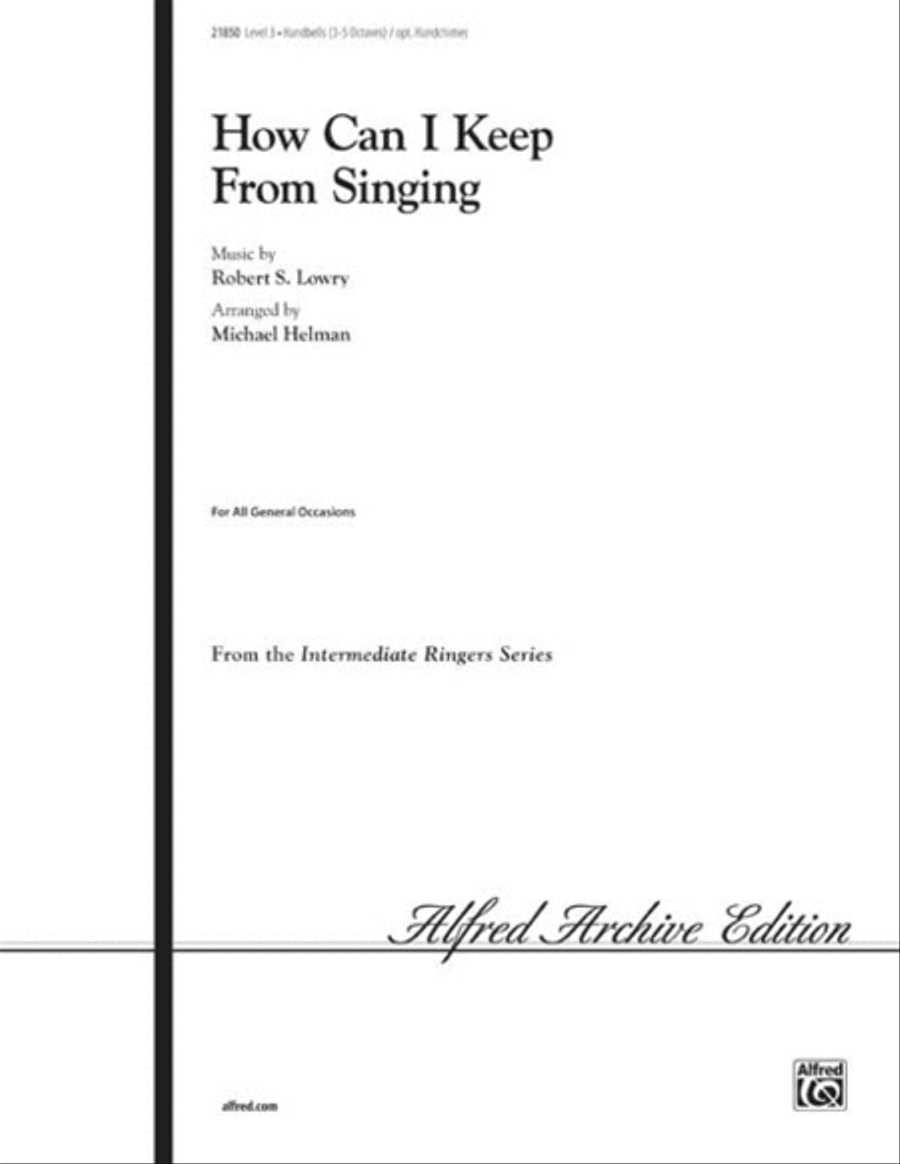 How Can I Keep from Singing Handbell Choir scores gallery preview page 1
