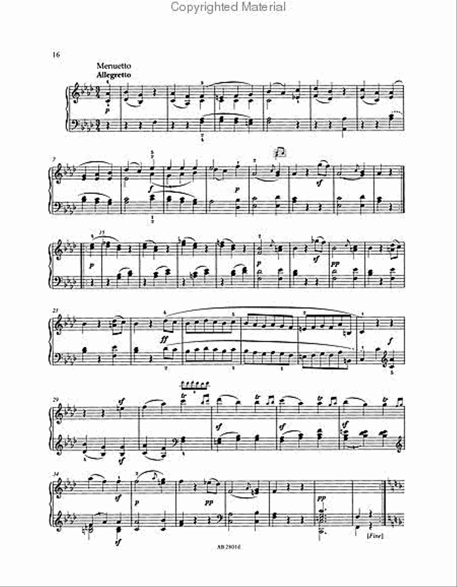 Thème et variations Op. 73 for Piano Piano scores gallery preview page 3