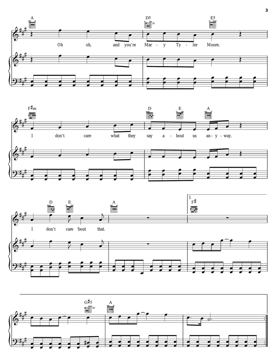 Buddy Holly Buddy Holly Piano, Vocal, Guitar scores gallery preview page 3