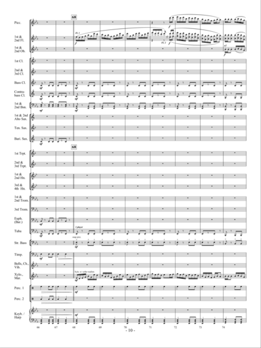 Sea Song Fantasy Sea Song Fantasy Concert Band scores gallery preview page 9